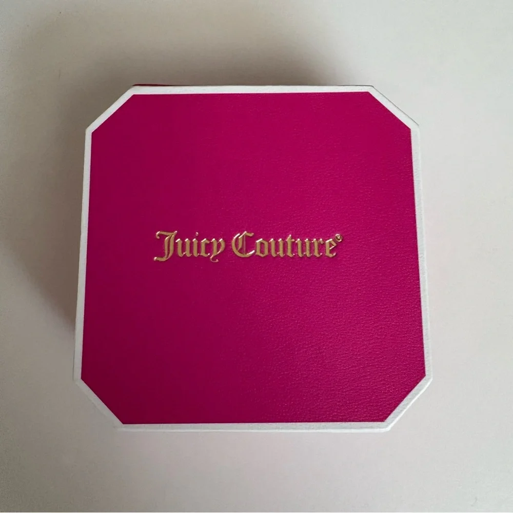 Vintage Juicy Couture Pink & Gold Heart Necklace - Picture 8 of 10